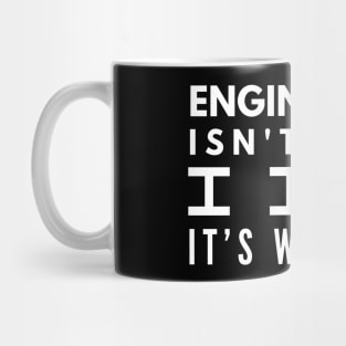 Engineering Isn't What I Do It's Who I Am - Engineer Mug